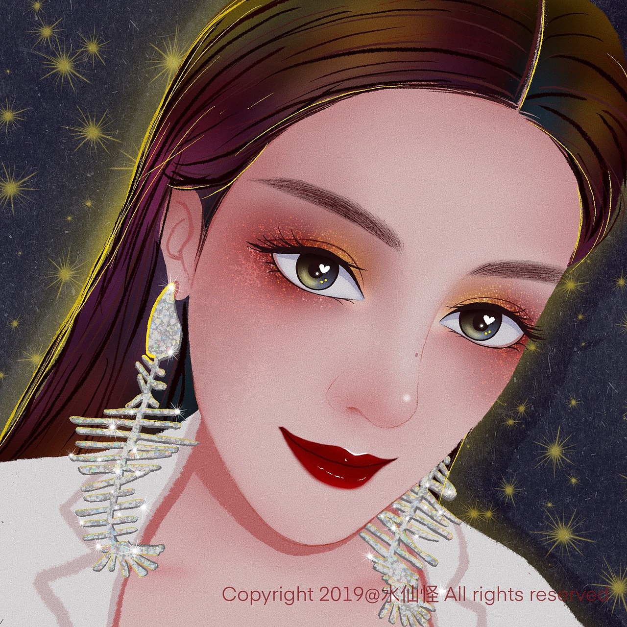 今天宜画画.（图ZMTg5ODY3NDEy） - 新锐潮流插画 - 站酷设计师水仙怪原创素材 - 站酷ZCOOL