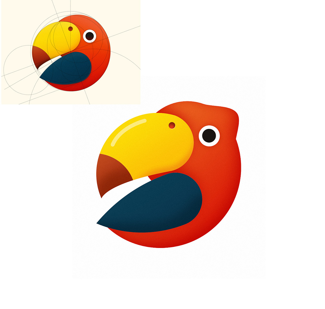 鹦鹉 AI圆切练习