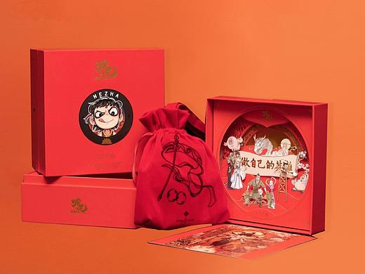 二〇一九境绎/来自陈塘关的礼物哪吒新年包装设计