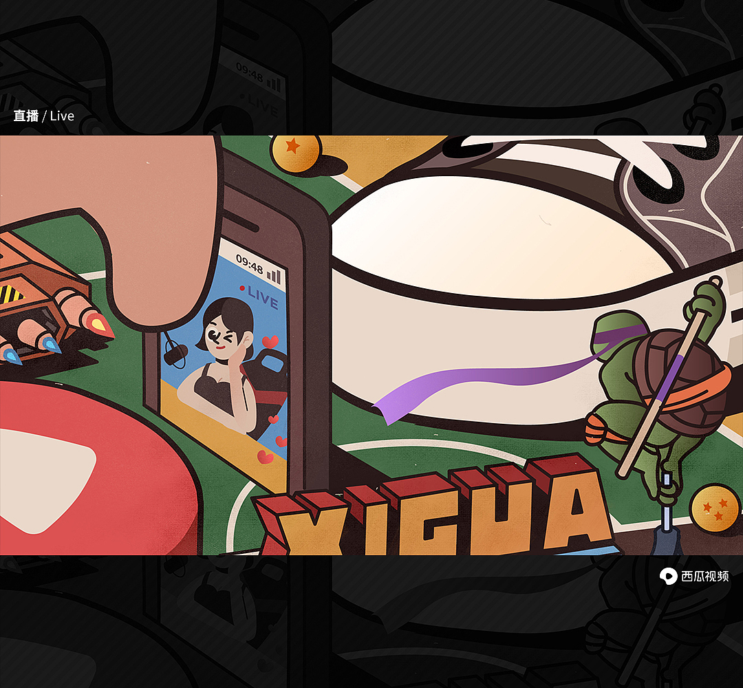 西瓜小镇 / XIGUA TOWN（图ZMTM0Njk3MjMy） - 图案 - 站酷设计师冬言原创素材 - 站酷ZCOOL