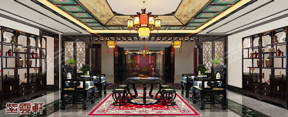 中式住宅中堂设计