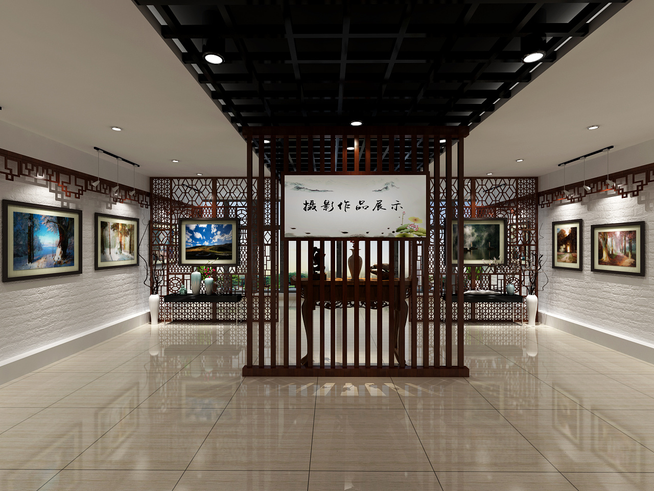 小摄影展厅|空间|展示设计 |王的图腾 - 原创作品 - 站酷 (zcool)