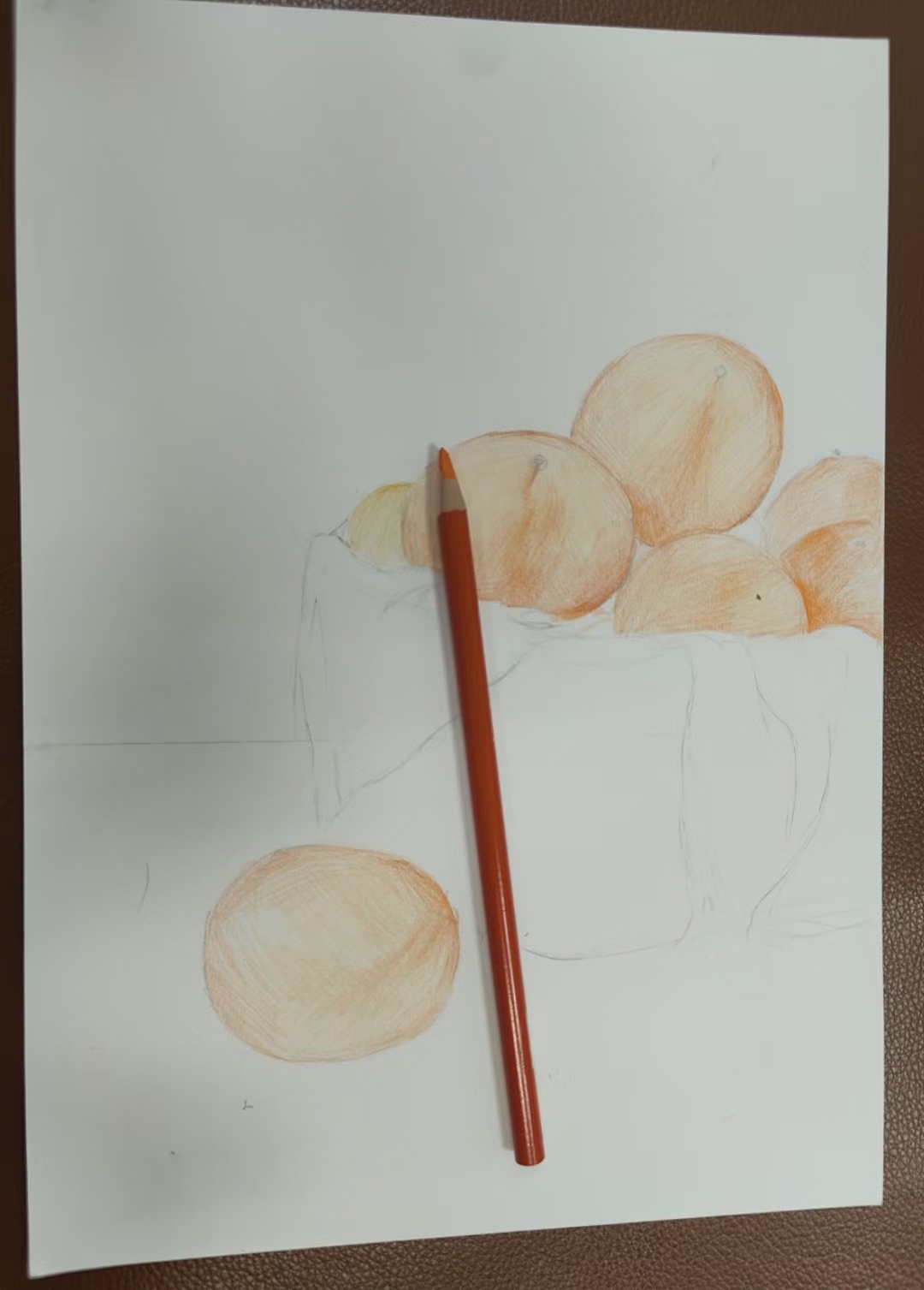 彩鉛橘子（圖ZMjM0MDYyOTIw） - 創(chuàng)作習作 - 站酷設(shè)計師可小萌kiko原創(chuàng)素材 - 站酷ZCOOL