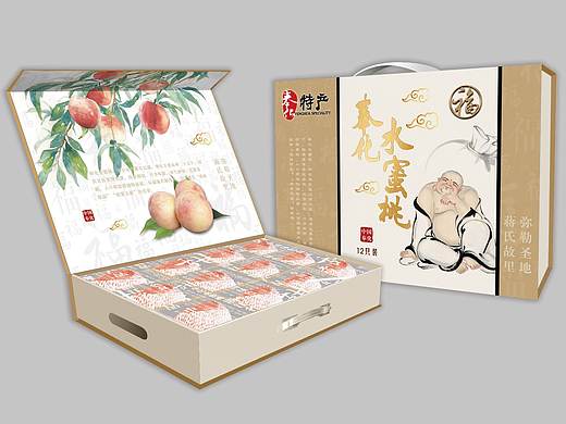 奉化水蜜桃 包装设计