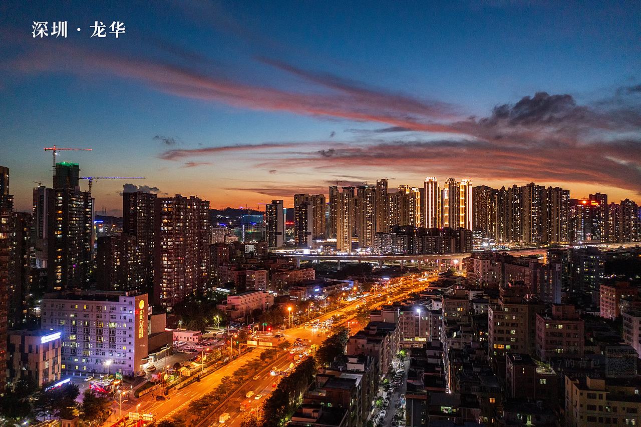 深圳龙华区上塘布龙路地面地铁仁合医院城市夜景（图ZMjU0Mjk4MzA4） - 风光摄影 - 站酷设计师小7的背包原创素材 - 站酷ZCOOL