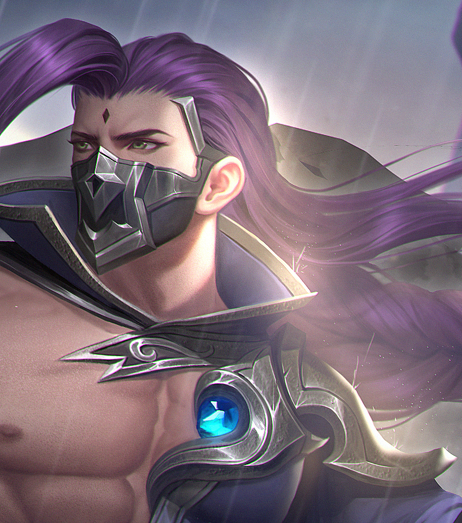 王者荣耀同人插画兰陵王原皮