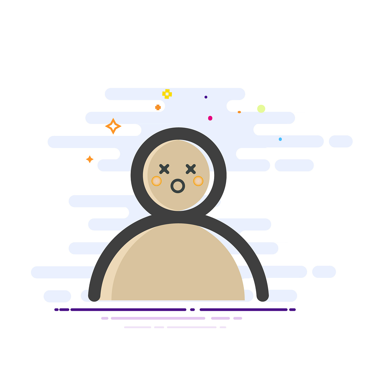 mbe风格空状态图标