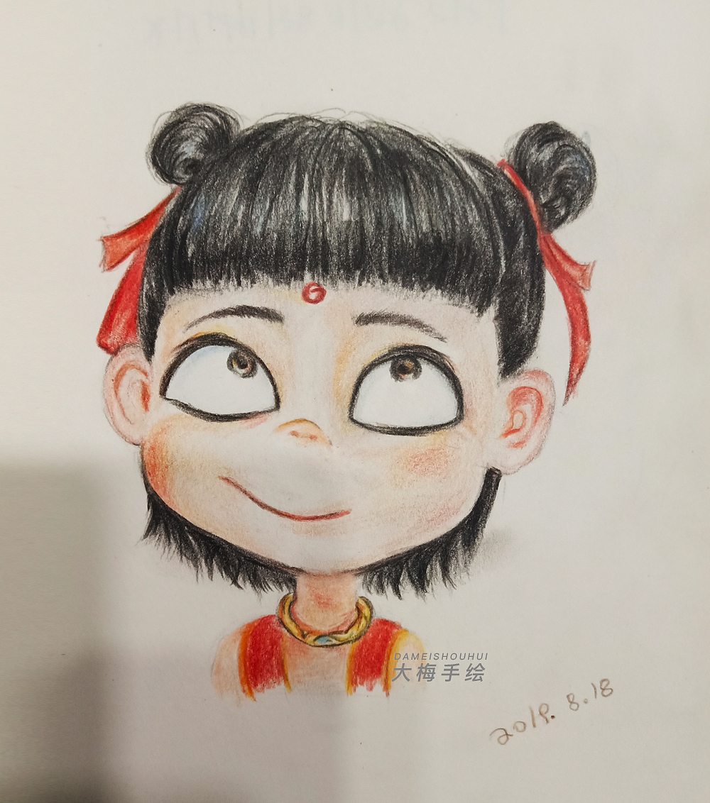 彩铅手绘偷闲时光