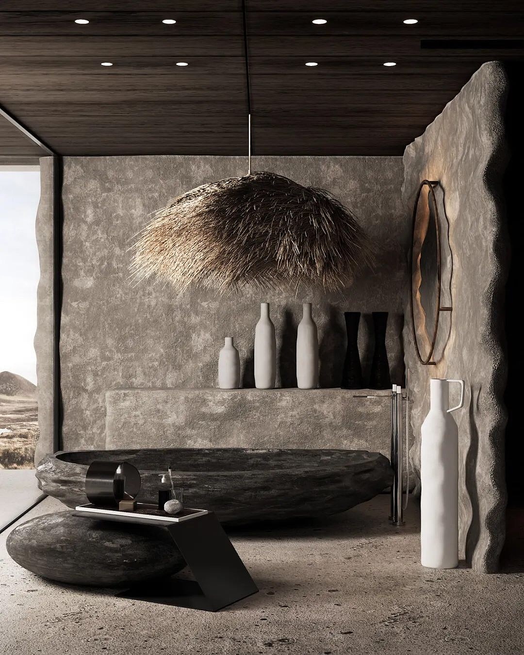 侘寂美学 简朴至极 亦是高贵|空间|家装设计|小小萌啊_原创作品-站酷