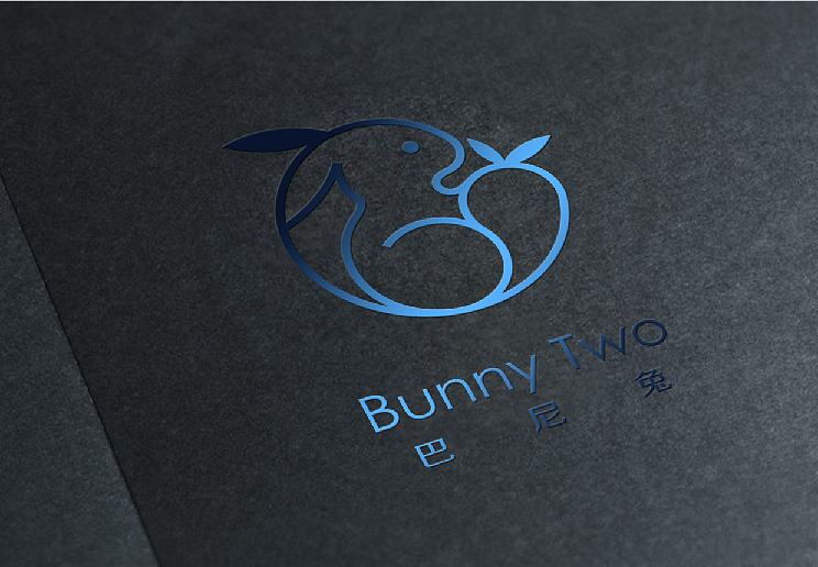 巴尼兔品牌logo设计-2