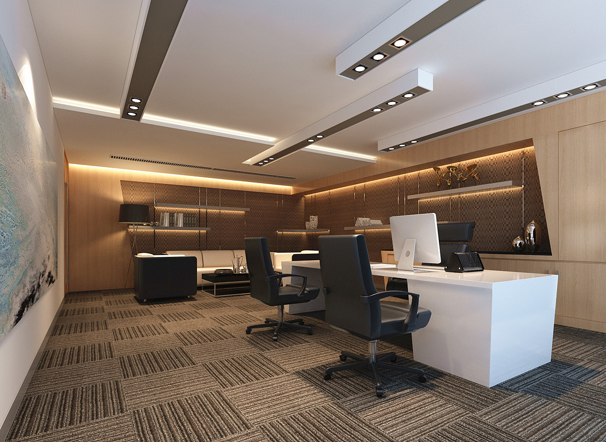 宏源化工广州办公室设计项目-效果图