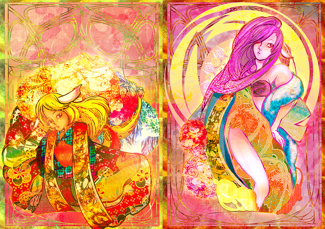 猴年祝福＋腾讯新年动画系列门神海报