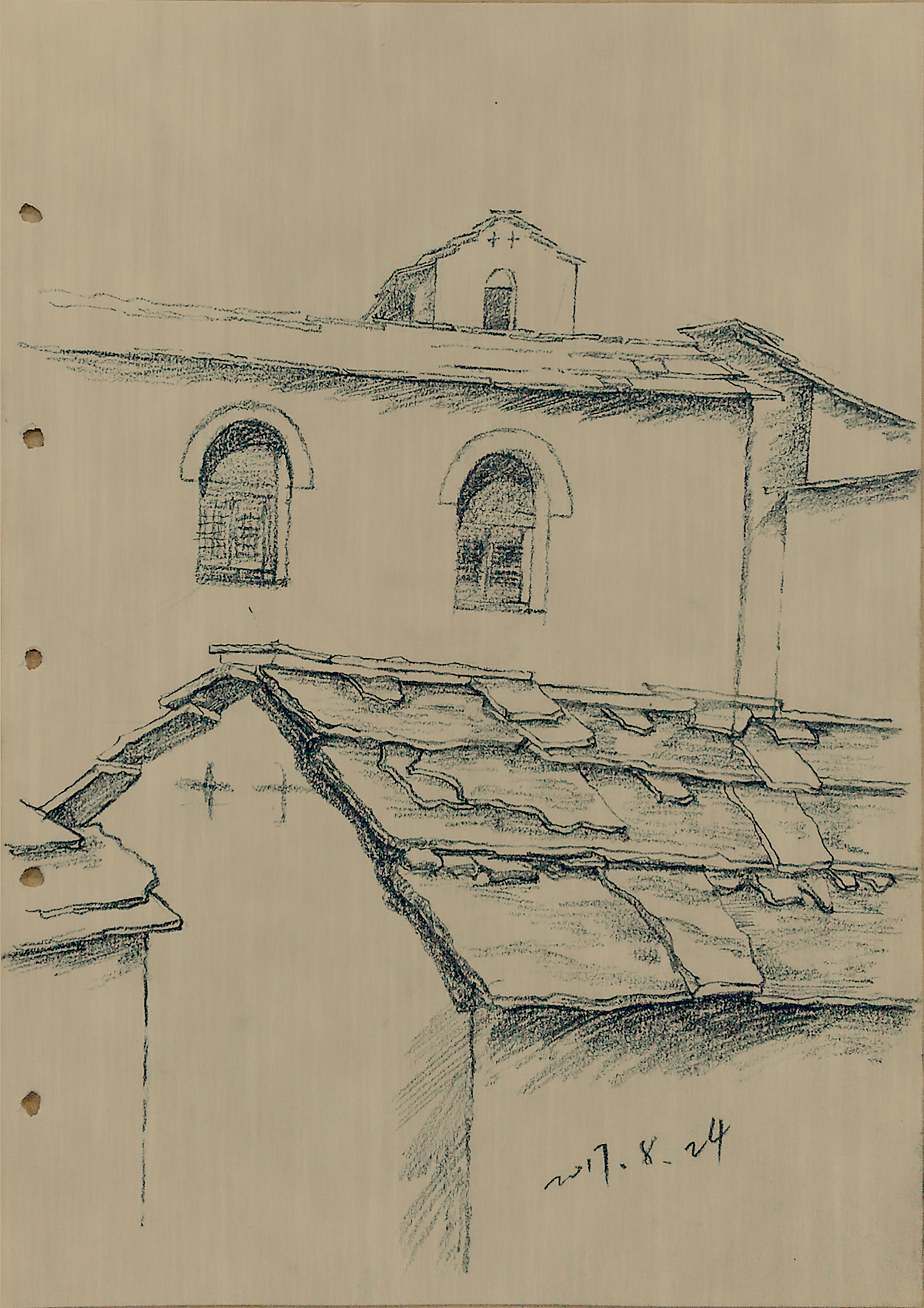 邢台古村落速写写生