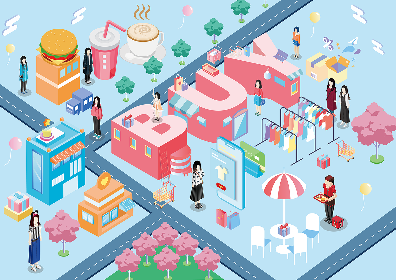 毕业设计——“瑾夏年华”2.5D插画设计（图ZMTYxNTYzNzY0） - 艺术插画 - 站酷设计师醉生木木夕原创素材 - 站酷ZCOOL