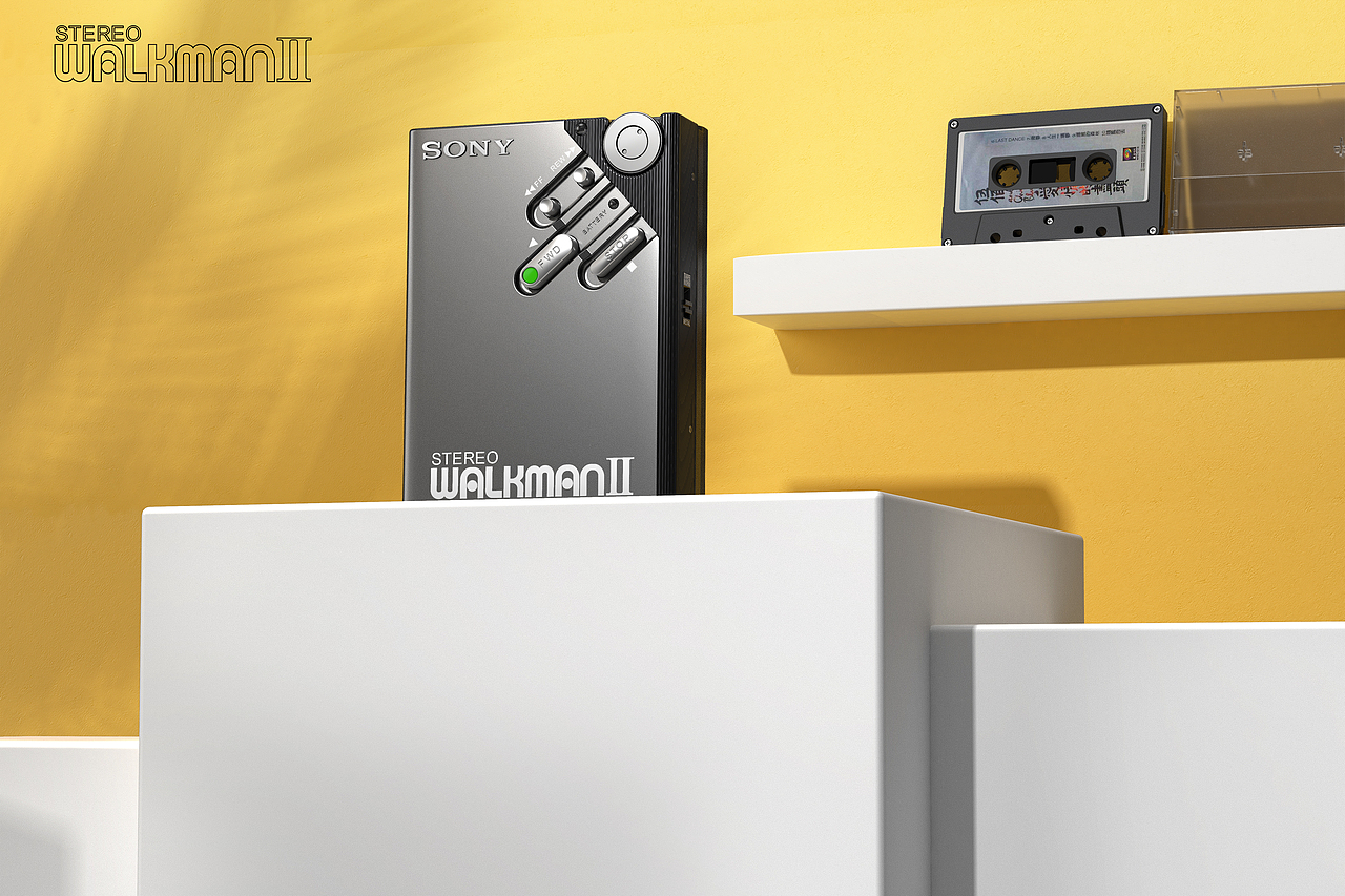 产品渲染，SONY WN-2个人练习（图ZMjA2Njg3MTg4） - 产品 - 站酷设计师啊小崔啊原创素材 - 站酷ZCOOL