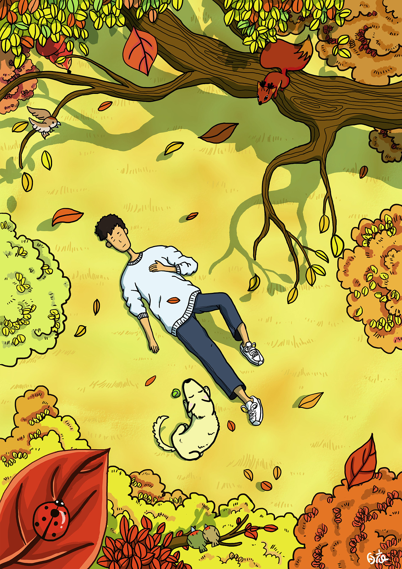 一人一狗一年四季