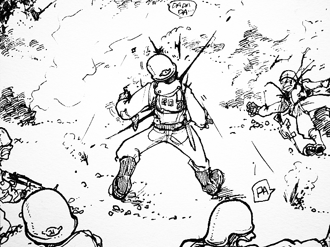漫画《核战》（图ZMTE3MzI5MTI=） - 中/长篇漫画 - 站酷设计师Edwarde_Liu原创素材 - 站酷ZCOOL