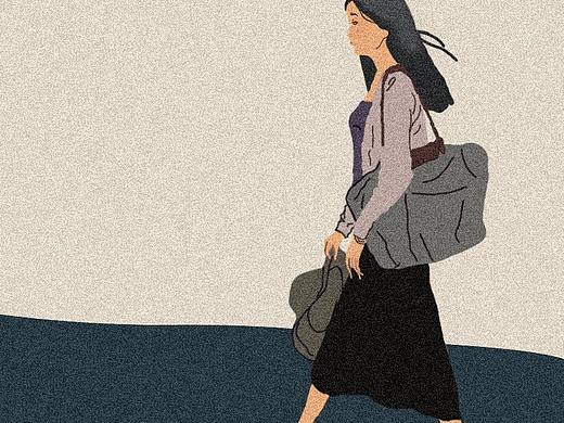 獨自行走的女人（個人主頁-ZMjkxMDM4MzI=） - 創(chuàng)作習作 - 站酷設(shè)計師show_sx原創(chuàng)素材 - 站酷ZCOOL