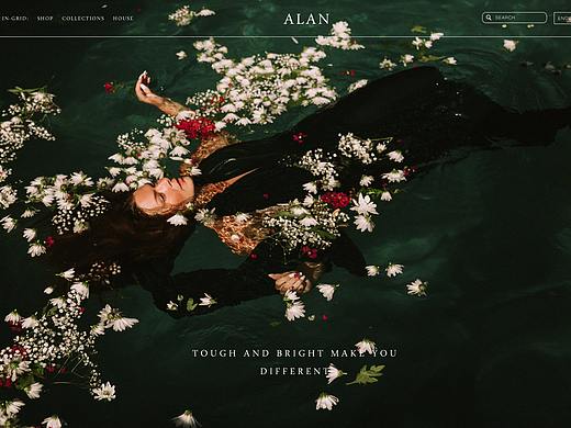 风格网页&专题 Alan