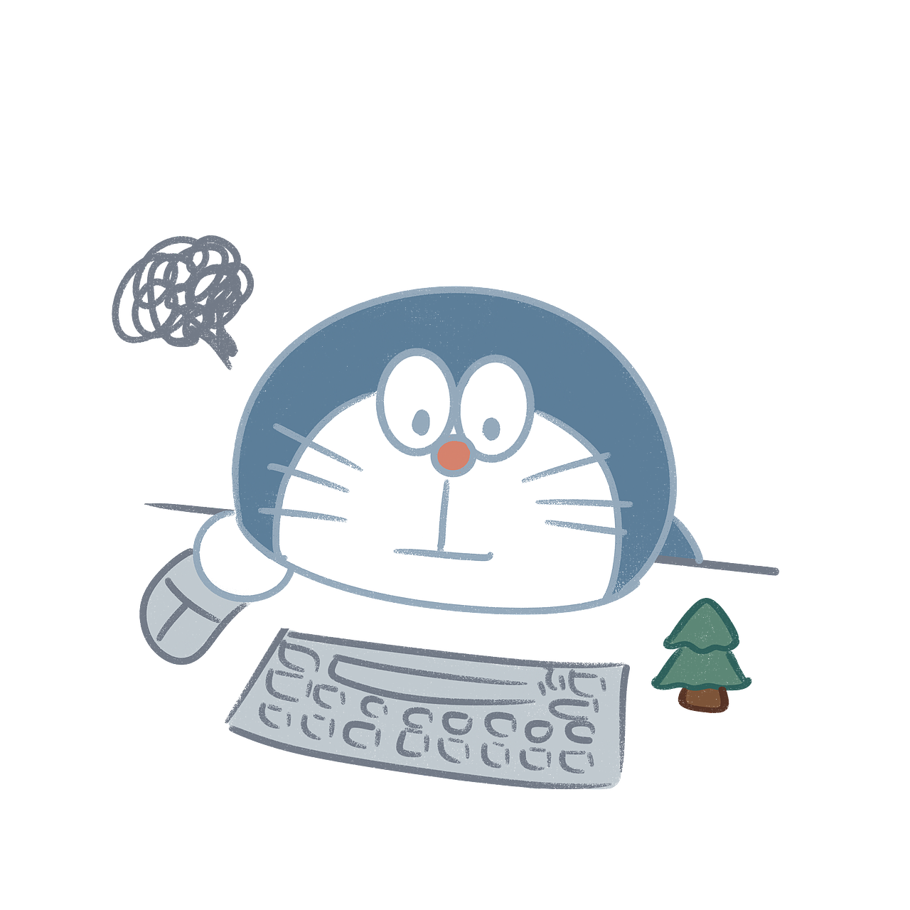 哆啦A梦（图ZMjkxMDYxOTcy） - 动画片 - 站酷设计师bluezy原创素材 - 站酷ZCOOL