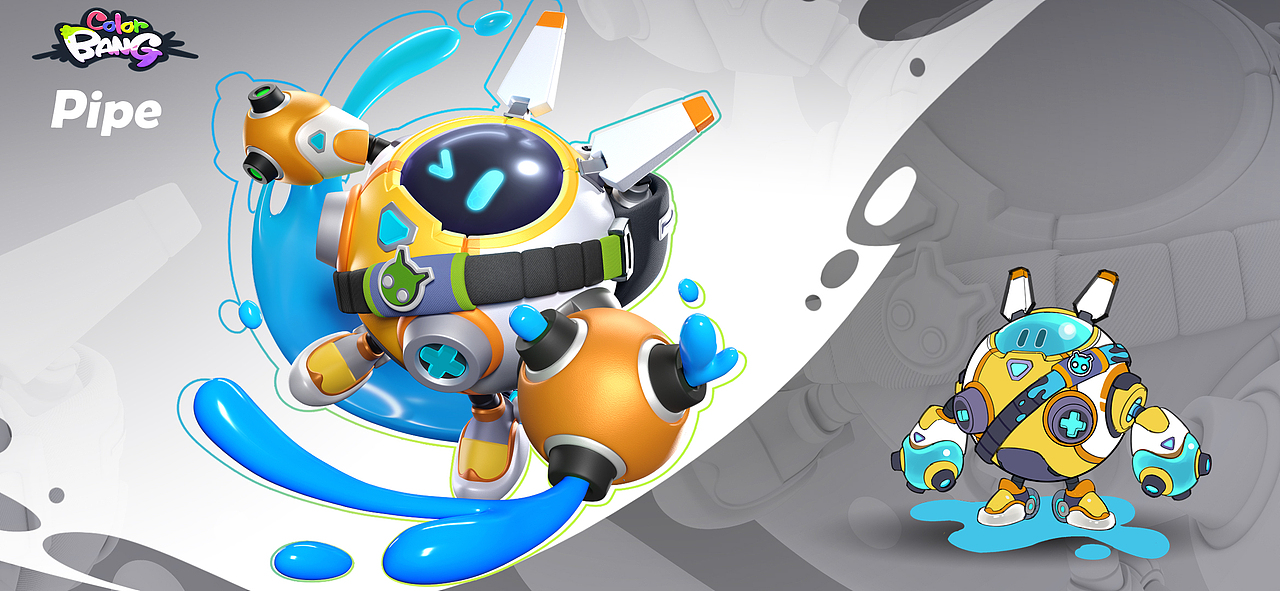 游戏项目colorbang3（图ZMzc3ODMxNTQw） - 游戏原画 - 站酷设计师西音那原创素材 - 站酷ZCOOL