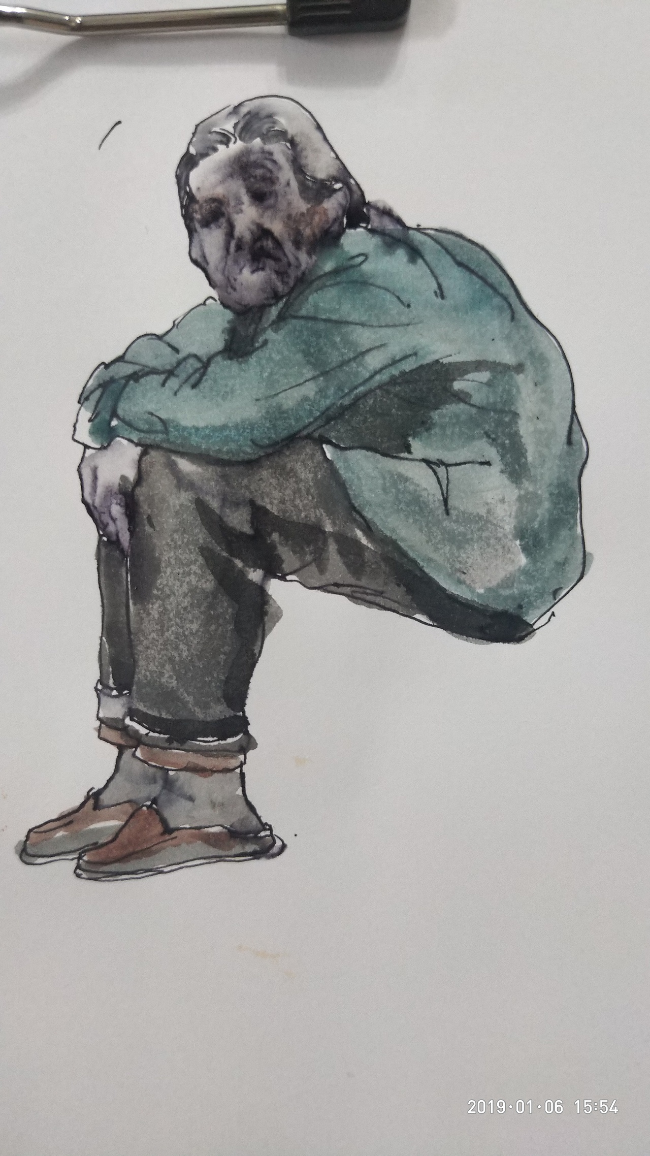 阿杜手绘阿杜速写大师速写人体速写肖像画速写艺术速写