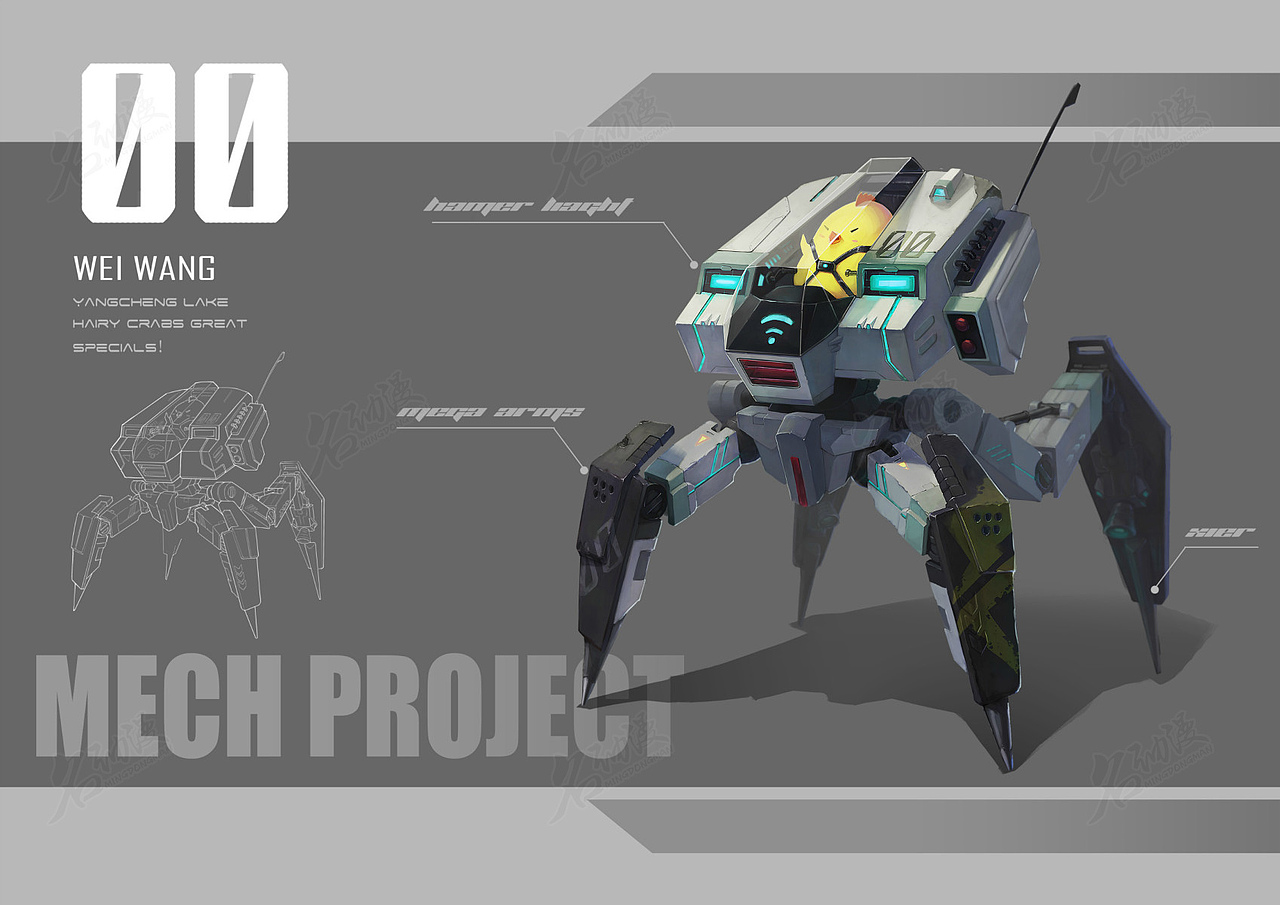 科幻游戏机械设计10|其他|其他|名动漫cg数娱_原创作品-站酷zcool