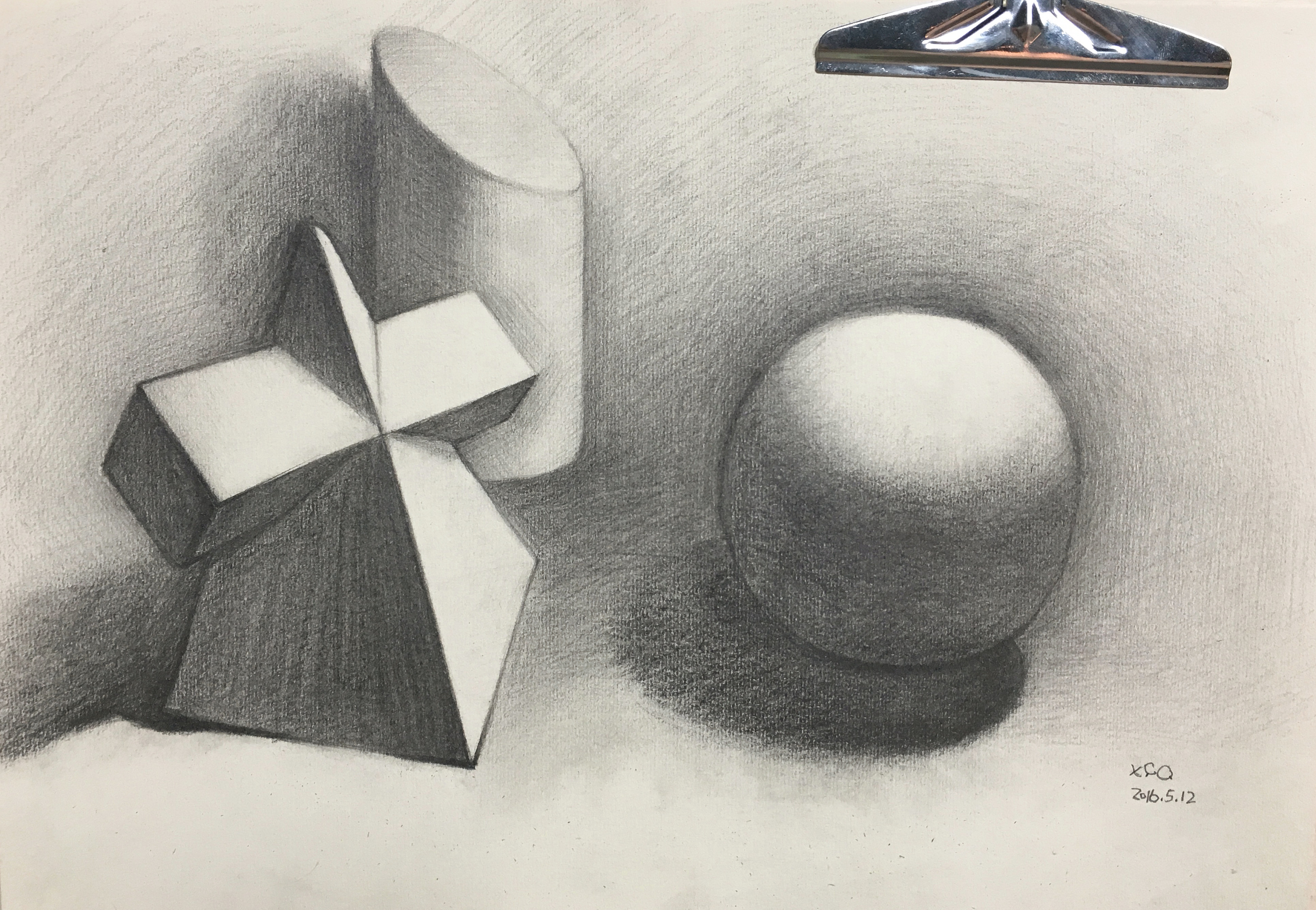 基础素描——几何体|纯艺术|绘画|大头奇 - 原创作品 - 站酷 (zcool)