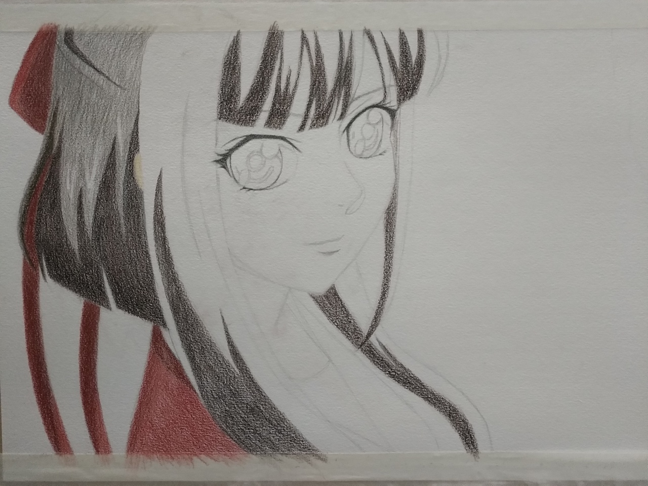 律笺文手绘彩铅漫画