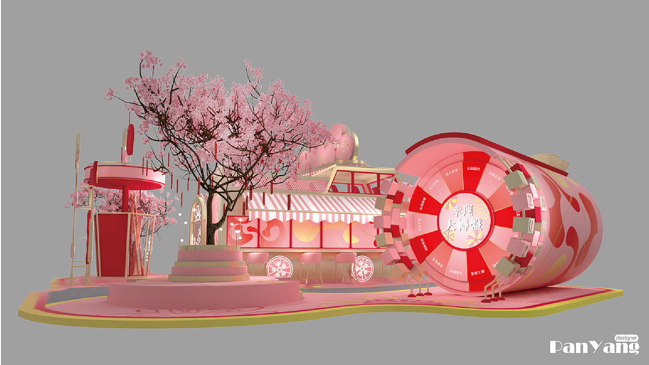 型聚潮乐 喜粤新春 | 新年商业美陈（图ZMjg3NTY2NzIw） - 展陈设计 - 站酷设计师PanYang丶原创素材 - 站酷ZCOOL