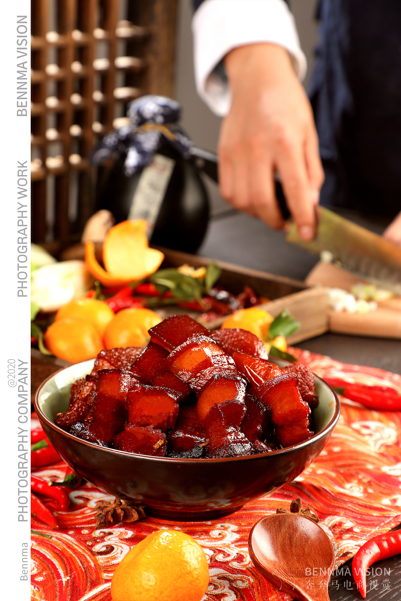红烧肉 川菜摄影 调味品（图ZMjQwMTA5NTUy） - 产品摄影 - 站酷设计师奔奔马电商视觉原创素材 - 站酷ZCOOL