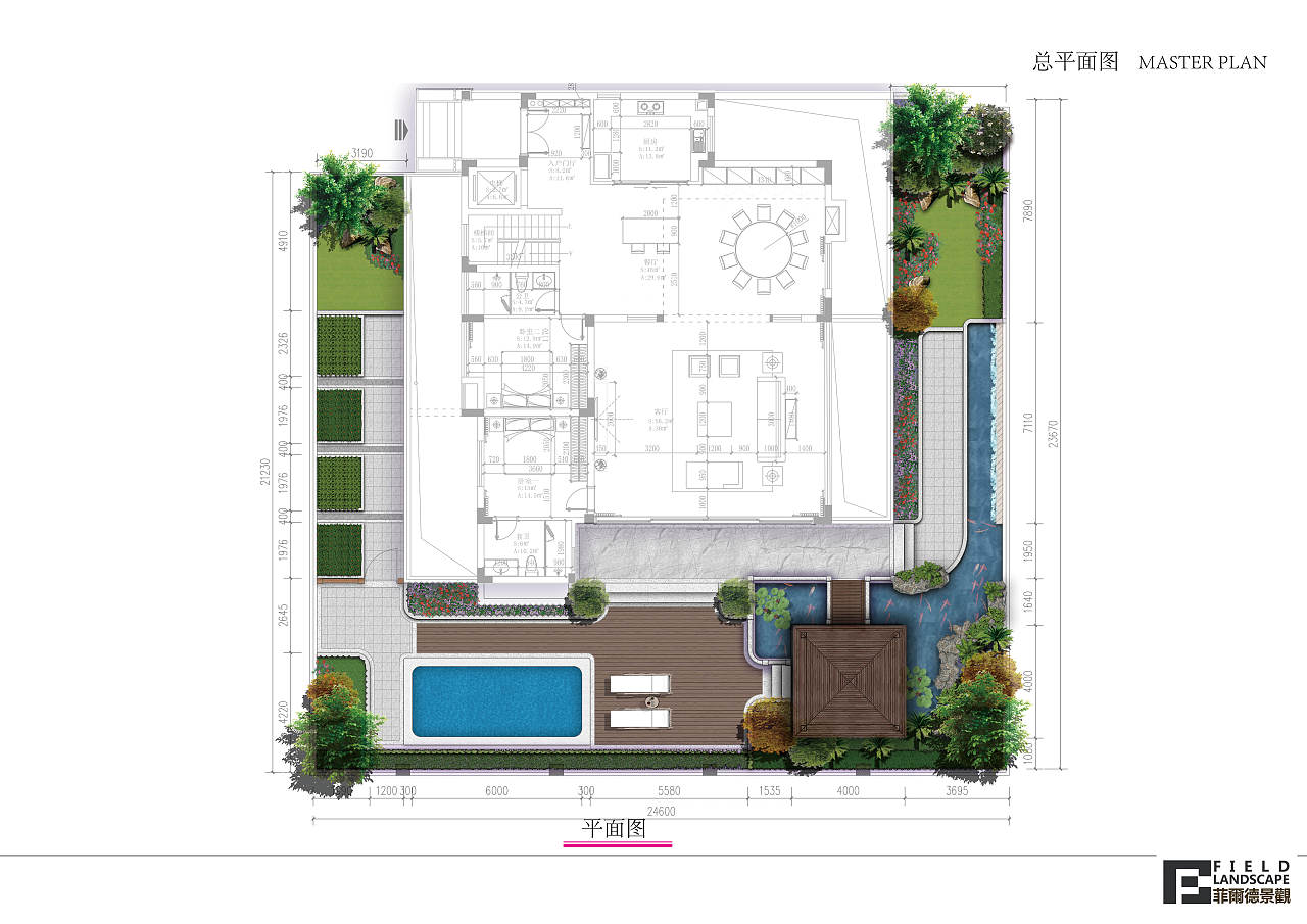 庭院彩平图（图ZMTczODEwNzM2） - 景观设计 - 站酷设计师Garden_Liu原创素材 - 站酷ZCOOL