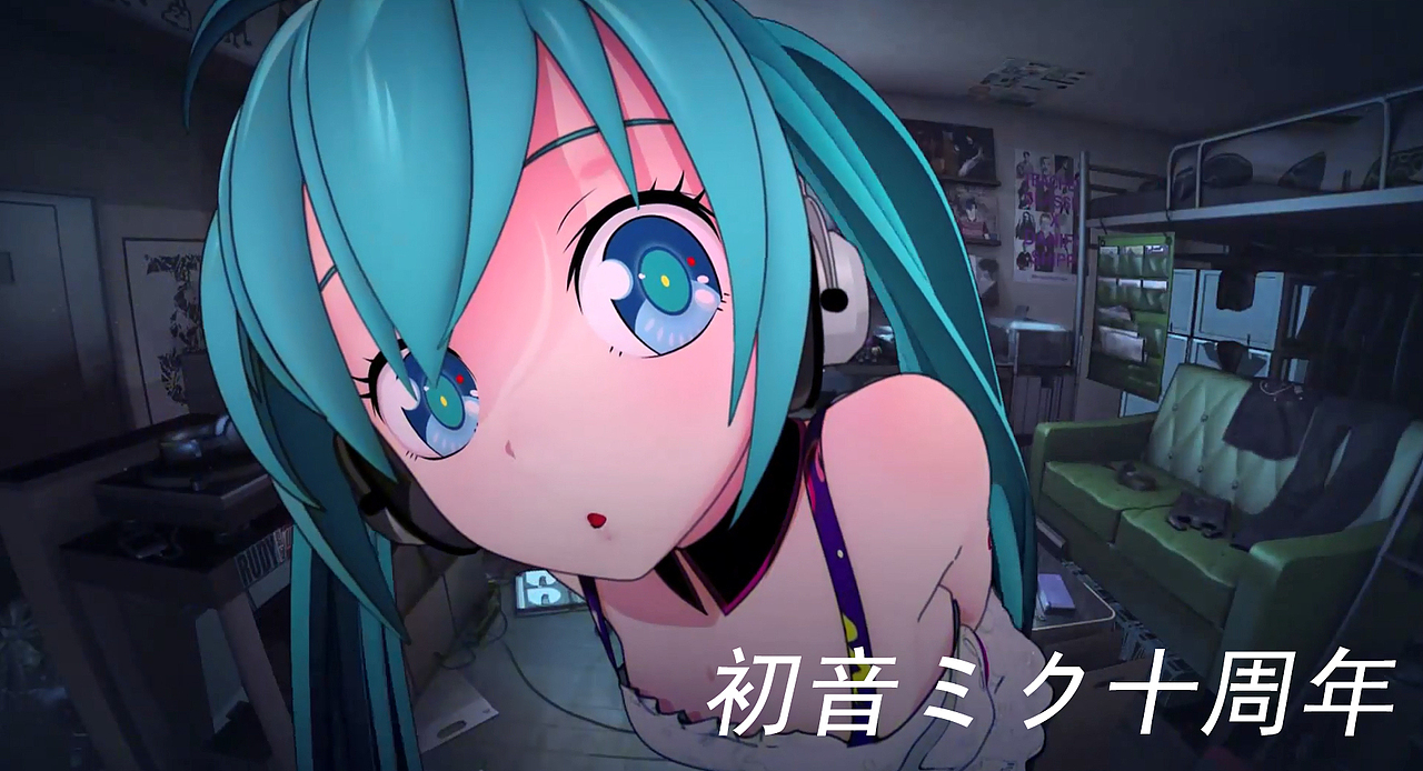 AE唯美动态壁纸-初音