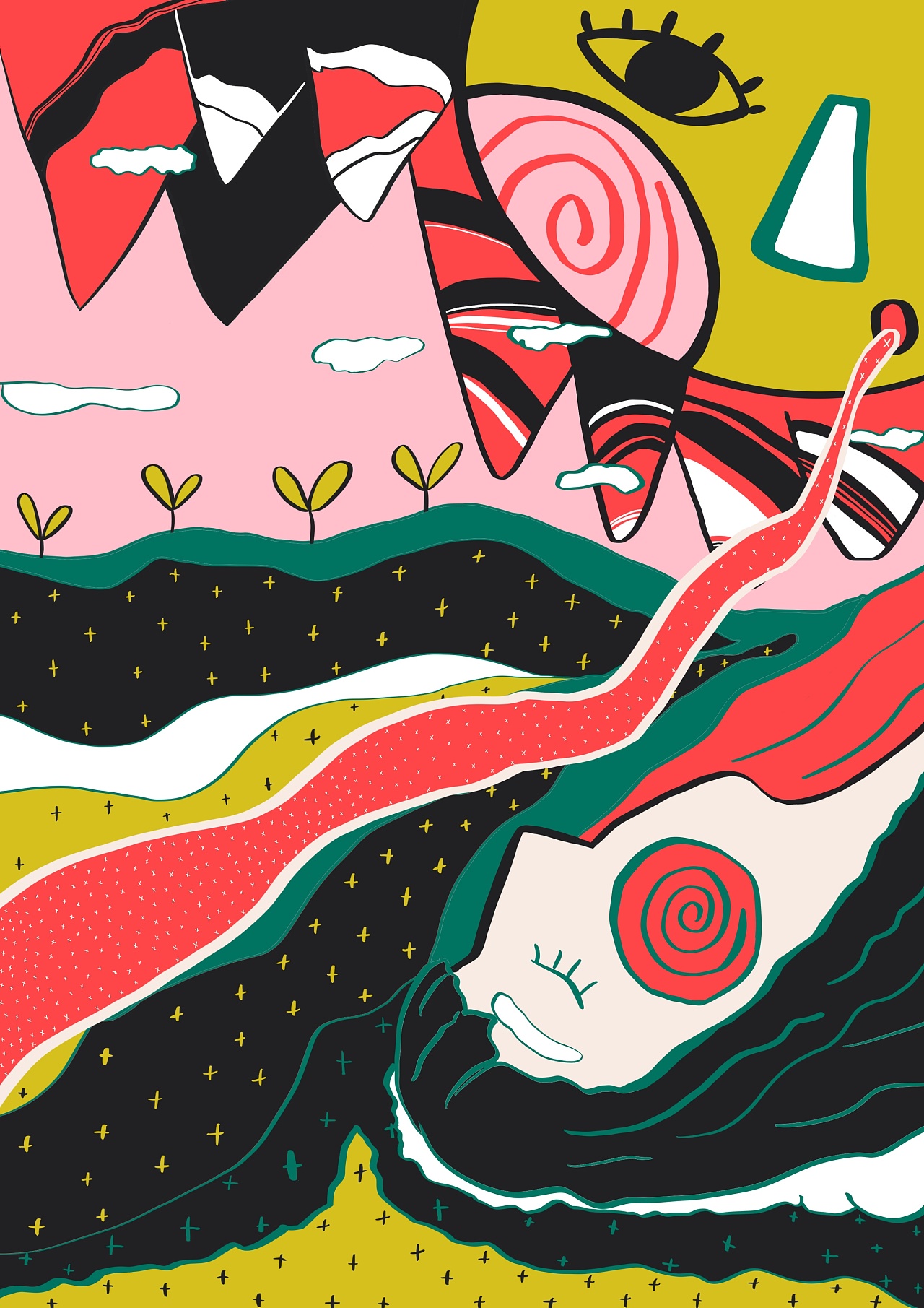 情绪插画|插画|商业插画|零七瓜瓜 - 原创作品 - 站酷 (zcool)