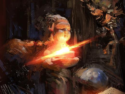 【12-19习作】 小天使烛台（个人主页-ZNDk3NTUyNTY=） - 创作习作 - 站酷设计师设计葡原创素材 - 站酷ZCOOL