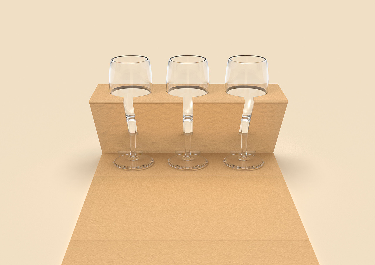 Shockproof & Cushioning Goblet Transport Packagin