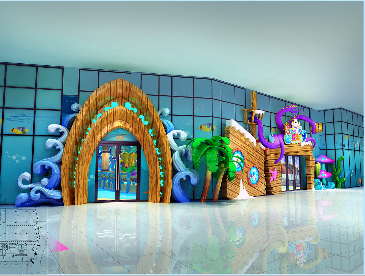 极地海洋风儿童乐园