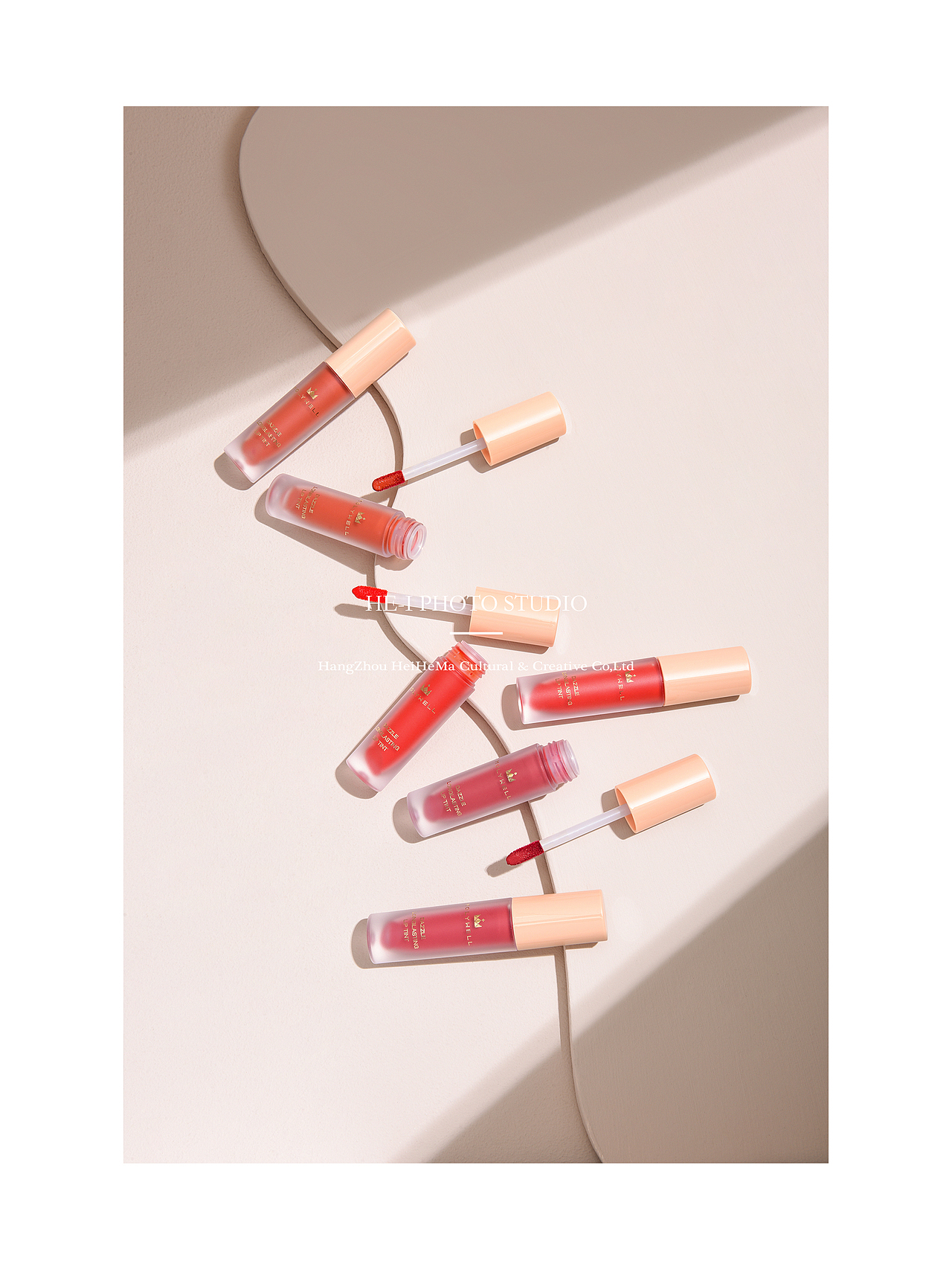 杭州产品摄影「美妆彩妆 口红 molywell」黑和马