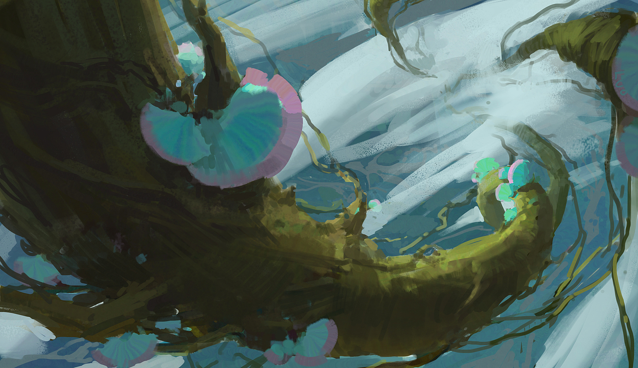 个人气氛图练习（图ZMjcxMzk4Mjg4） - 概念设定 - 站酷设计师Luoqiaofang原创素材 - 站酷ZCOOL