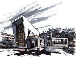 建筑手绘