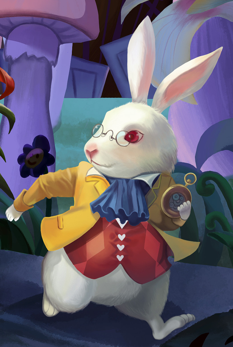 爱丽丝梦游仙境（图ZMjgwNzU0NzQ0） - 儿童插画 - 站酷设计师米花MiHua原创素材 - 站酷ZCOOL