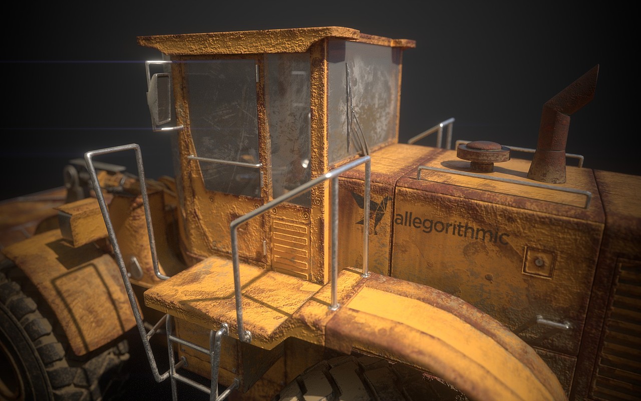 挖挖挖掘机哪家强？！Substance Painter 2018~（图ZMTM5NjkwMDEy） - 机械/交通 - 站酷设计师顾幸原创素材 - 站酷ZCOOL
