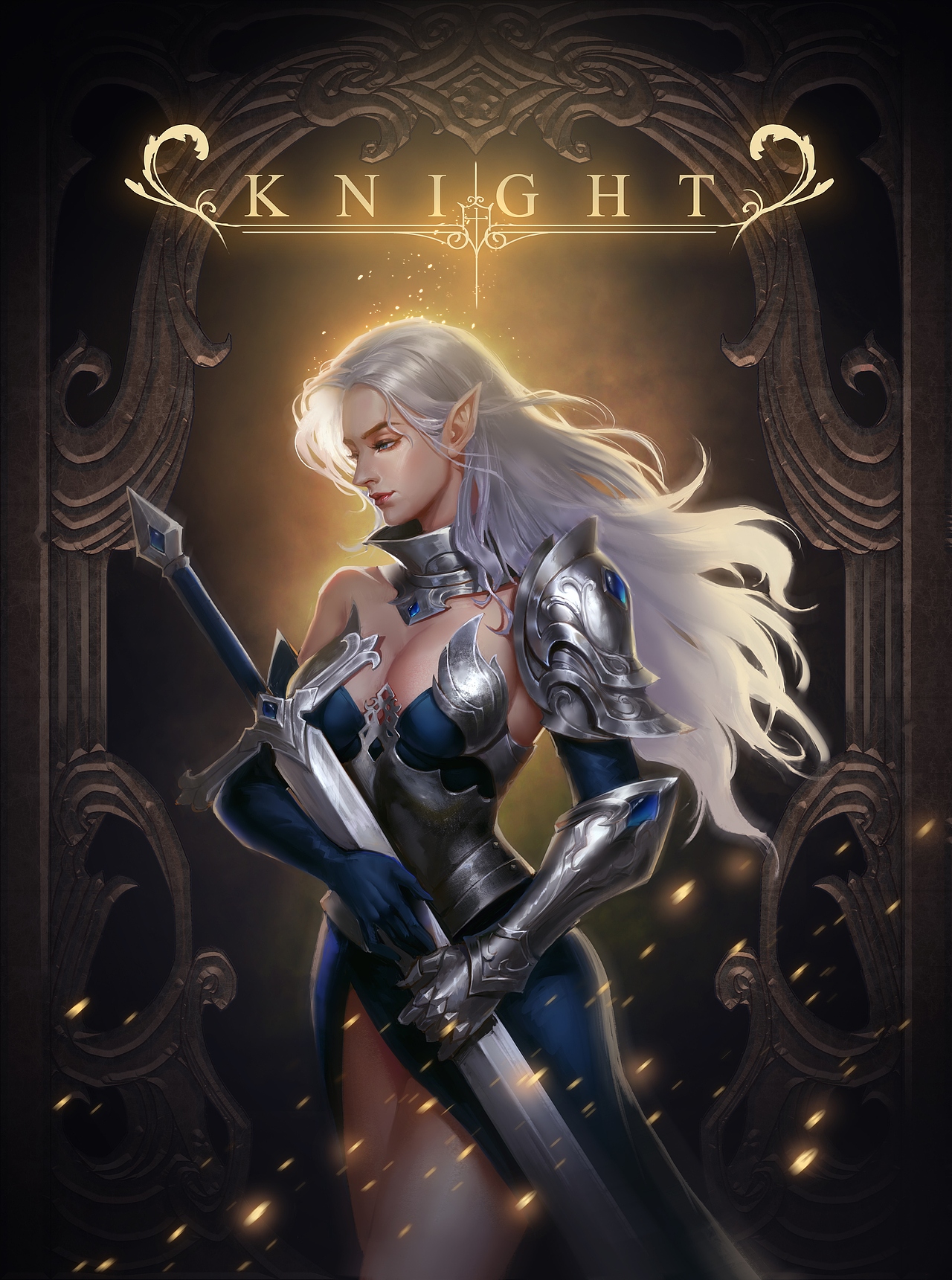 ELF KNIGHT（图ZMjA4NDc5MTc2） - 创作习作 - 站酷设计师阿福日渐发福原创素材 - 站酷ZCOOL