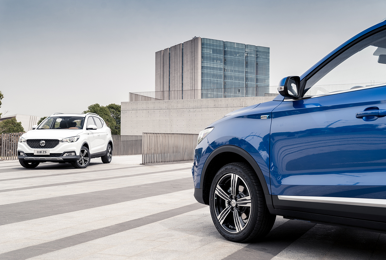汽车——名爵ZS 车队（图ZODY3MjAxNjQ=） - 产品摄影 - 站酷设计师糊叔原创素材 - 站酷ZCOOL