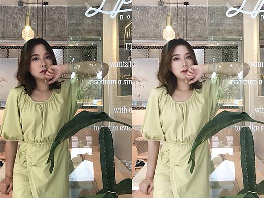 人物修图 前后对比