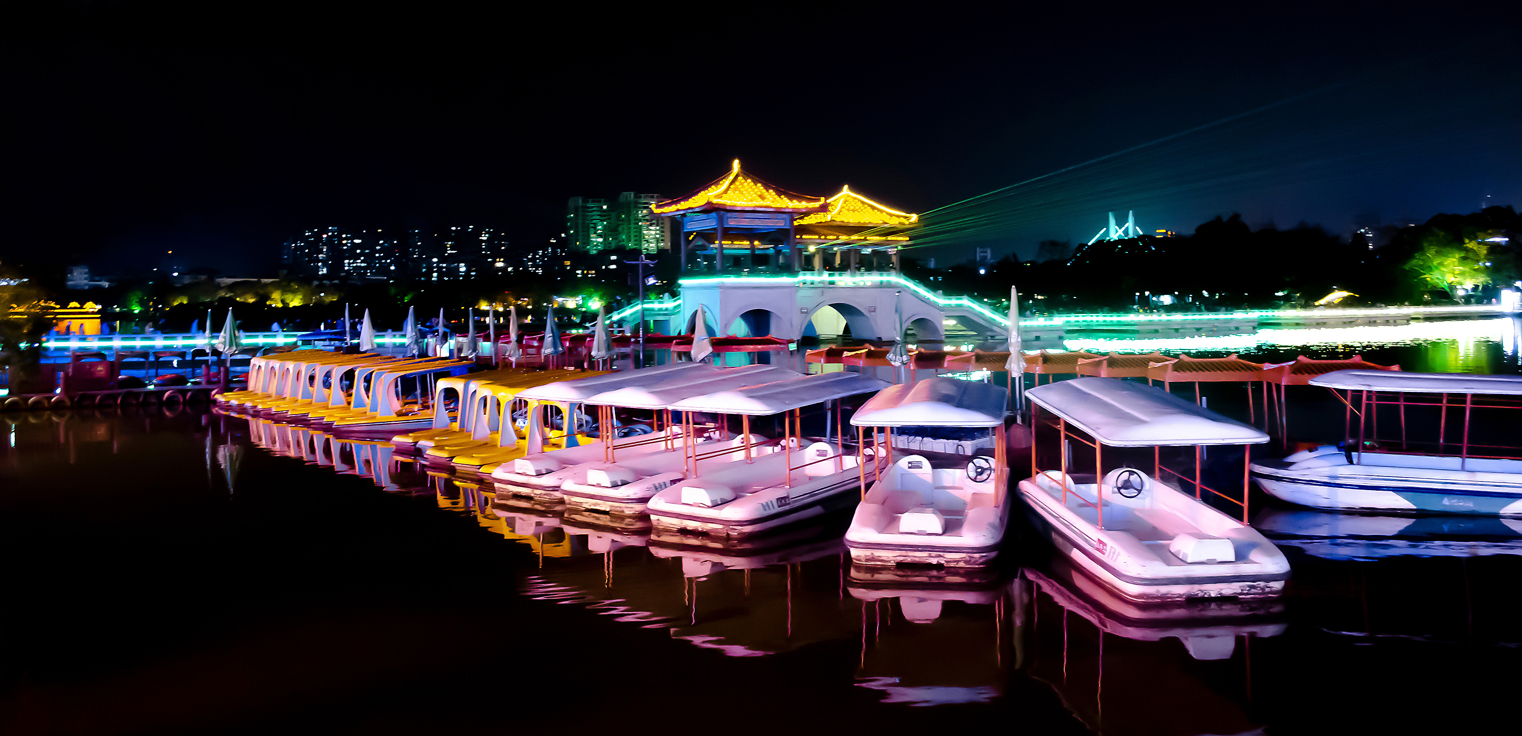 惠州西湖夜景图片大全图片