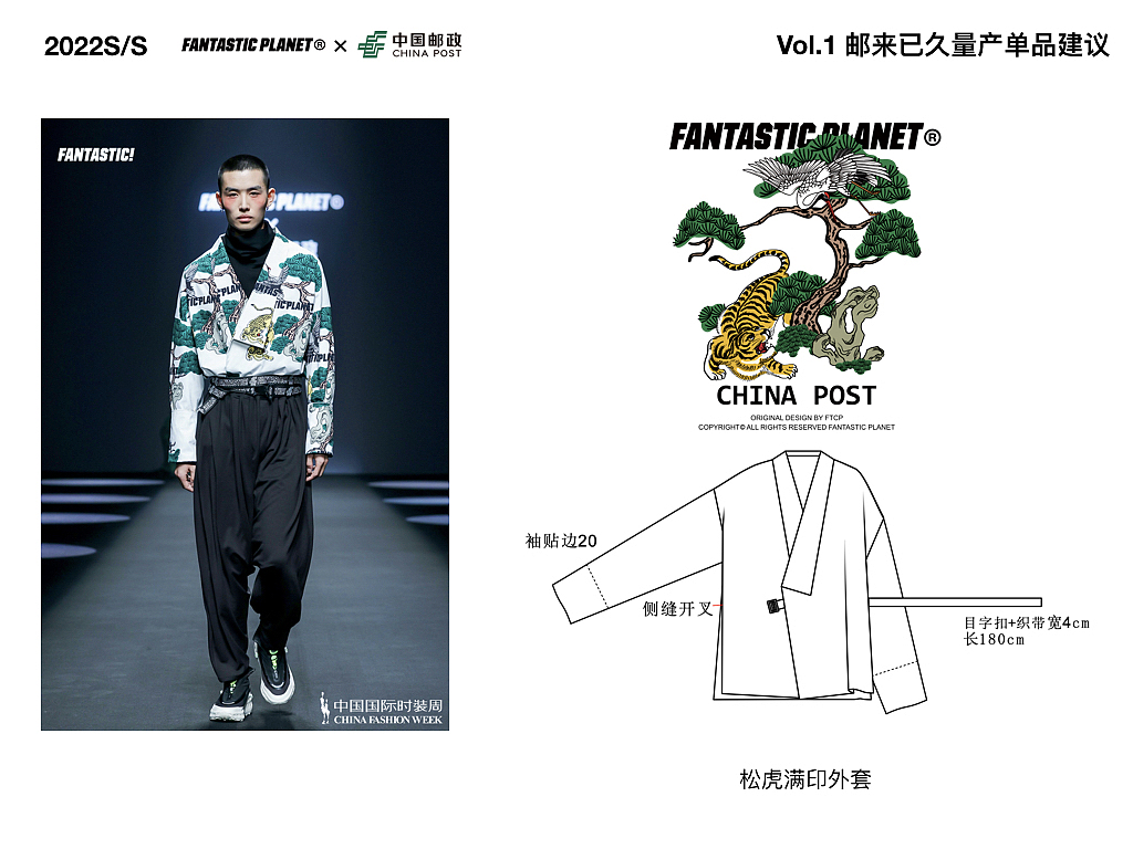 怪诞星球x中国邮政 2022ss设计稿