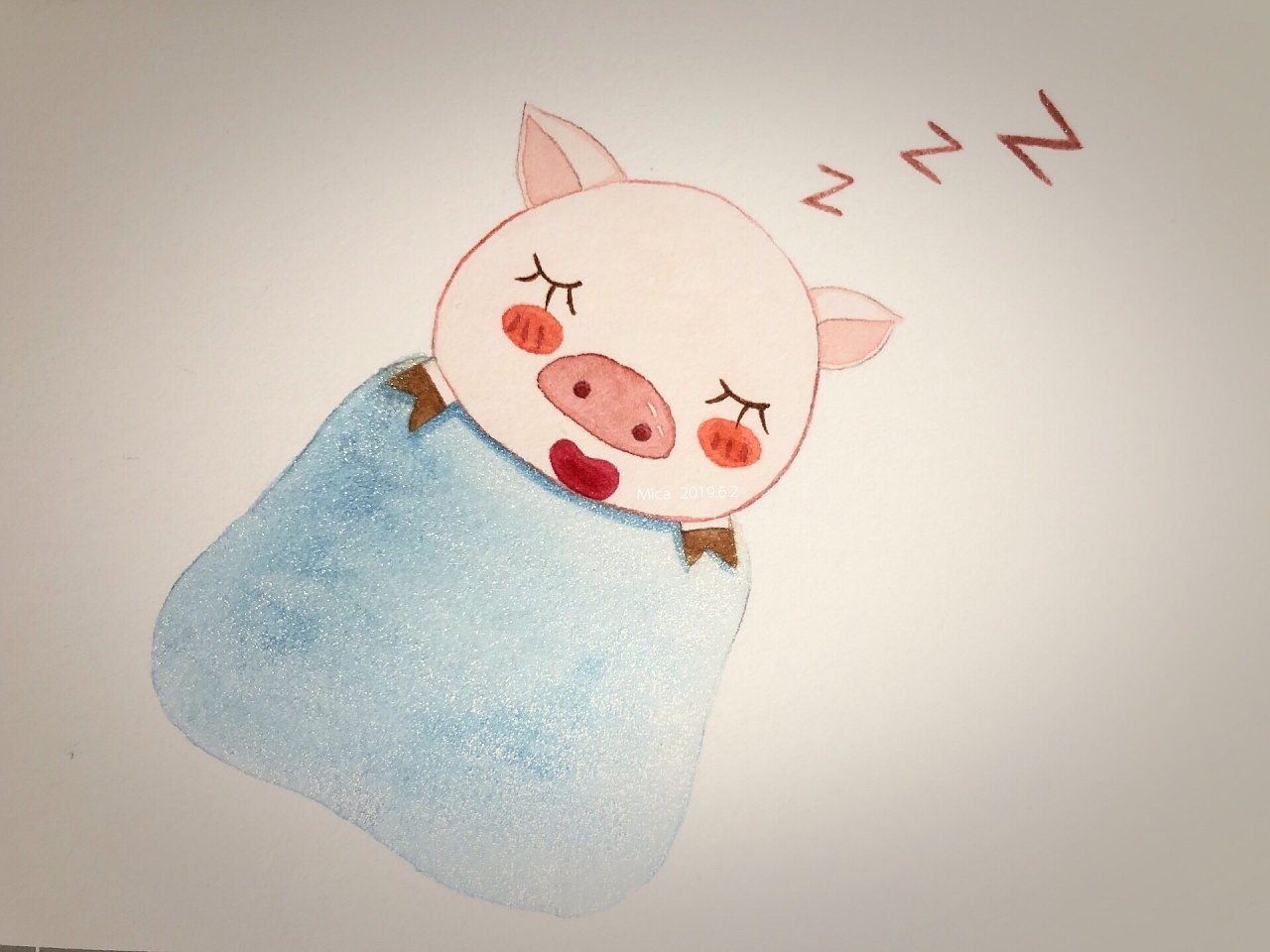 小猪睡觉钢琴谱图片