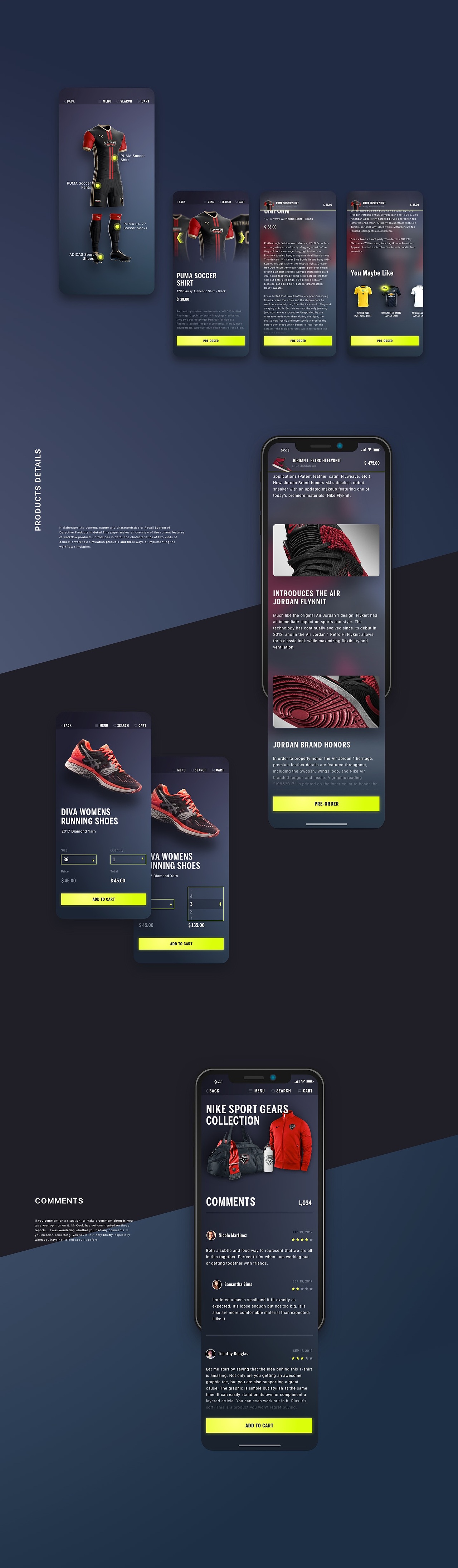 Sports Gear Store UI - [附源文件]（图ZOTQ0MDcyNDA=） - APP界面 - 站酷设计师Y_Design原创素材 - 站酷ZCOOL