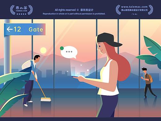 OPPO快应用使用场景MG动画【泰而美设计】